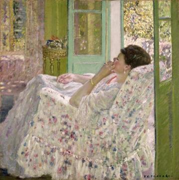 Afternoon - Yellow Room Artwork by Frederick Carl Frieseke