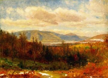 Hunter Mountain, First Snow Artwork by Thomas Worthington Whittredge