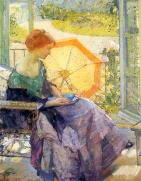 Teatime Artwork by Richard Edward Miller