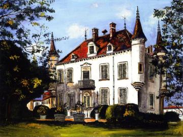 Le château aux poivrières Artwork by Maurice Utrillo