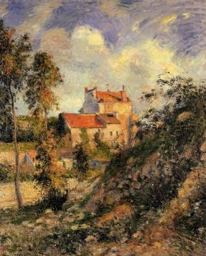 Les mathurins, Pontoise Artwork by Camille Pissarro