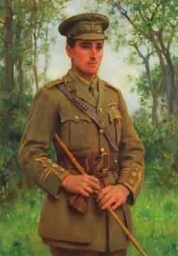Captain Richard Maybery, Royal Flying Corps Artwork by Henry Scott Tuke
