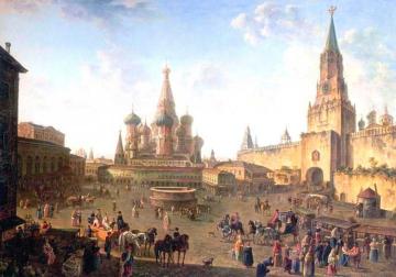 The Red Square In Moscow Artwork by Fedor Yakovlevich Alekseev