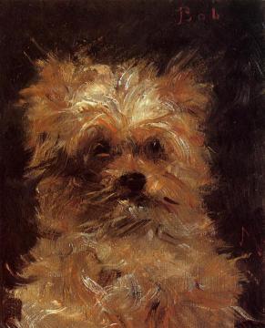 Head of a Dog, 'Bob' Artwork by Edouard Manet