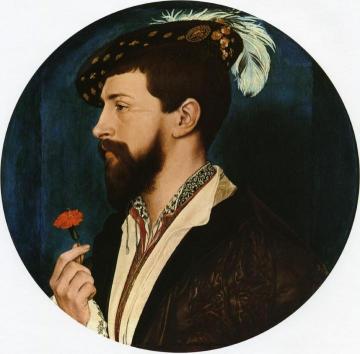 Portrait of Simon George of Quocote Artwork by Hans Holbein the Younger