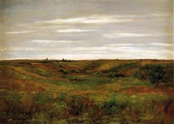 Landscape: A Shinnecock Vale Artwork by William Merritt Chase