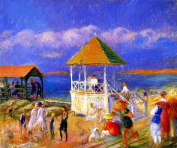 The Bandstand Artwork by William James Glackens