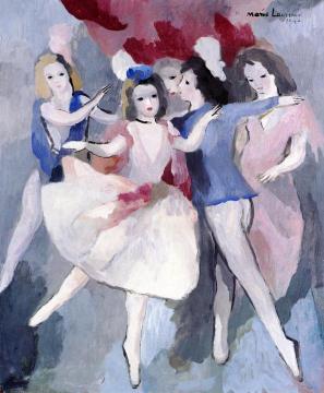 Dancers Artwork by Marie Laurencin