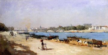 The Banks of the Seine at Bercy Artwork by Albert Lebourg