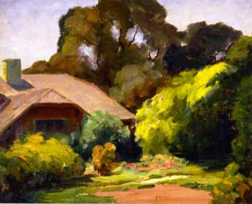 Cottage In The Woods Artwork by Jean Mannheim