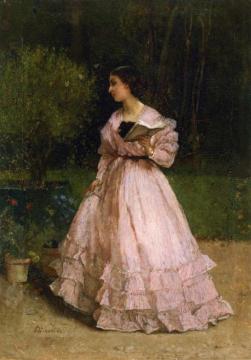 In the Garden Artwork by Alfred Stevens