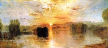 The Lake, Petworth, Sunset; Sample Study Artwork by Joseph Mallord William Turner