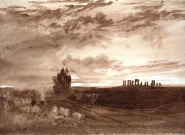 Stonehenge at Daybreak Artwork by Joseph Mallord William Turner