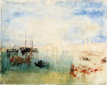Venice, Shipping Moored off the Riva degli Schiavoni Artwork by Joseph Mallord William Turner