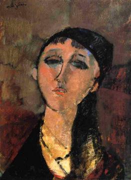 Portrait of a Young Girl Artwork by Amedeo Modigliani