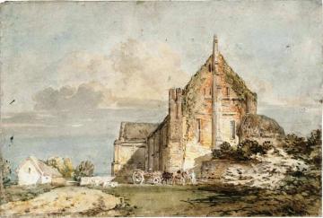 Abbotsbury, Dorset, the Granary Artwork by Joseph Mallord William Turner