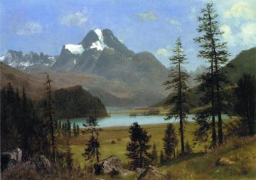 Long's Peak, Estes Park, Colorado Artwork by Albert Bierstadt