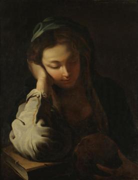 The Penitent Magdalen Artwork by Domenico Fetti
