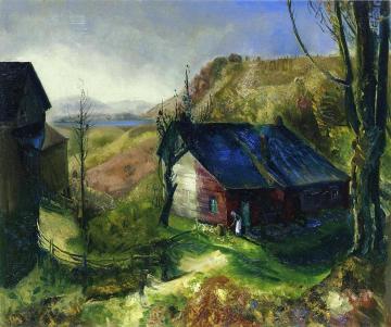 Mountain Farm Artwork by George Wesley Bellows