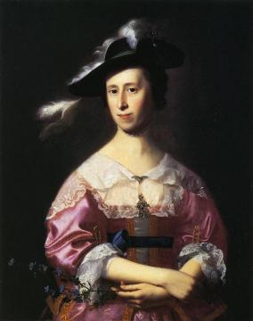 Mrs. Samuel Quincy (hannah Hill) Artwork by John Singleton Copley