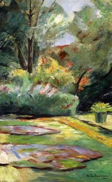 Wannsee Garden, Flower Terrace Artwork by Max Liebermann