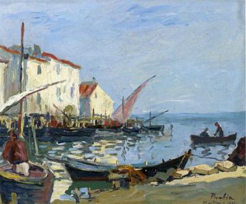 Les Martigues Artwork by Francis Picabia