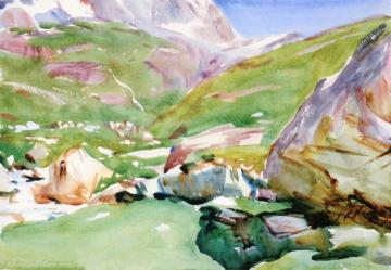 Mountain Stream, Giomein Artwork by John Singer Sargent