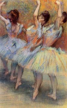 Three Dancers Artwork by Edgar Degas
