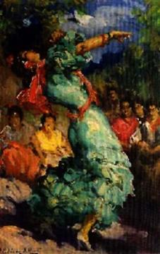 Bailando De Noche Artwork by Francisco Rodriguez Sanchez Clement