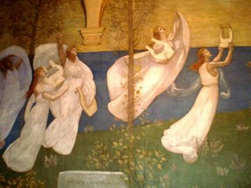 Invoking the Muses Artwork by Pierre Puvis de Chavannes