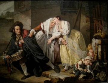 The Neapolitan Gesture Artwork by Jean-Baptiste Greuze