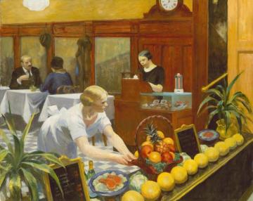 Tables For Ladies Artwork by Edward Hopper