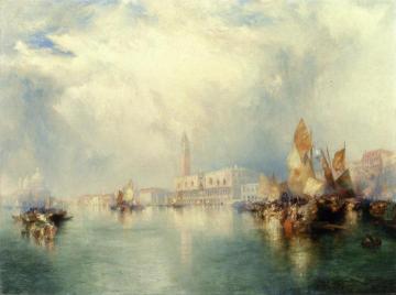 Venice - Grand Canal Artwork by Thomas Moran