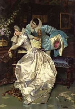 A Lovers's Spat Artwork by Pio Ricci