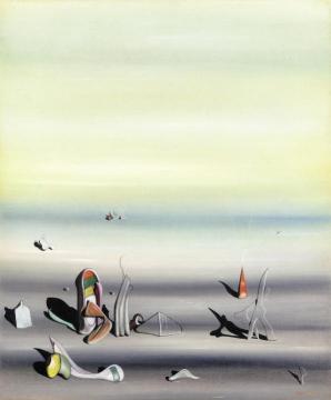 Street With Lips Artwork by Yves Tanguy
