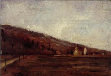 Study for 'The Banks of Marne in Winter" Artwork by Camille Pissarro