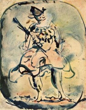 Pierrot Artwork by Georges Rouault