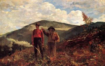 The Two Guides Artwork by Winslow Homer