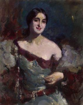 Portrait of Vera Fokina Artwork by Constantin Alexeevich Korovin