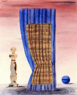 L'esprit et la forme Artwork by Rene Magritte