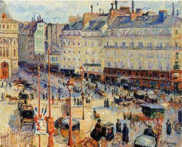 Place du Havre, Paris Artwork by Camille Pissarro