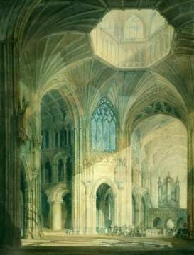 Interior of Ely Cathedral, North Transept and Chancel Artwork by Joseph Mallord William Turner