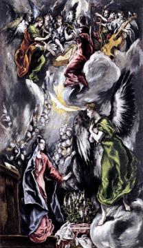 The Annunciation Artwork by El Greco