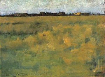 Farm Near Horsey, Norfolk Artwork by Henry la Thangue