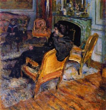 The Gilded Chair, Madame George Feydeau And Her Son Artwork by Edouard Vuillard