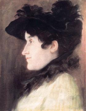 Female Portrait Artwork by József Rippl-Rónai