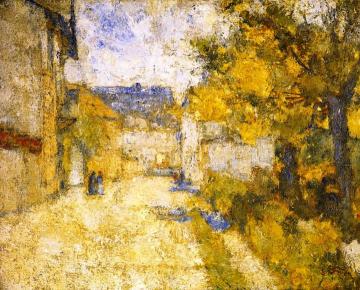 Street in Weimar Artwork by Christian Rohlfs