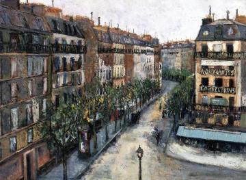 Rue Custine A Montmartre Artwork by Maurice Utrillo