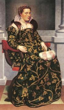 Portrait Of Isotta Brembati Artwork by Giovanni Battista Moroni