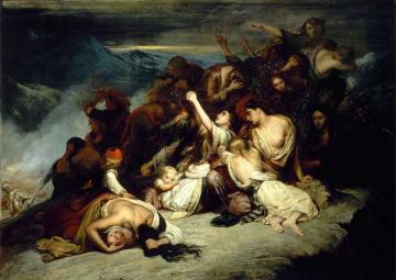 The Souliote Women Artwork by Ary Scheffer